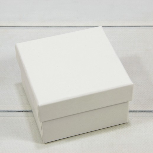 Коробка Квадратная 9*9*5,5 Крафт Белый 1/6 1/120 Арт: 62298/1