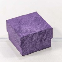 Коробка Квадратная 5,5*5,5*3,5 Фиолетовый 1/24 1/360 Арт: 62355/3