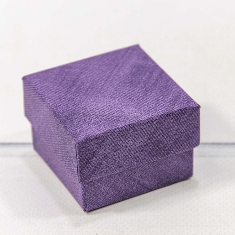 Коробка Квадратная 5,5*5,5*3,5 Фиолетовый 1/24 1/360 Арт: 62355/3