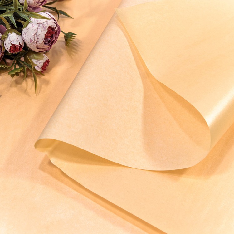 Бумага в листах "Тишью" Водостойкая 50*70 (20 шт.) 38г Бледно-оранжевый 1/60 Арт: 0001102/32