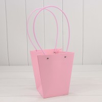 Пакет подарочный "Ваза для цветов" 20*17*12 230г Сиреневый 1/10 1/120 Арт: 000170E/250