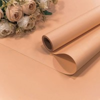 Плёнка 0,58*10м 255г матовая "Корейская" 55мкм Персиковый 1/30 Арт: 1638/489G