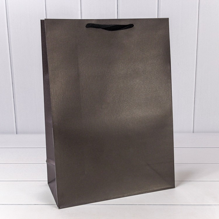 Пакет подарочный Крафт Чёрный 32*45*15 180г 1/10 1/80 Арт: 000222A/11