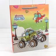 Пакет подарочный с 3D аппликацией "Детский" (микс 107) 26*32*10 210г 1/20 1/240 Арт: 000107C - Пакет подарочный с 3D аппликацией "Детский" (микс 107) 26*32*10 210г 1/20 1/240 Арт: 000107C