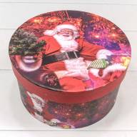 Коробки Круглые Набор 1/3 21*11,5 &quot;Санта&quot; 1/30 Арт: 7302247/0495 - Коробки Круглые Набор 1/3 21*11,5 "Санта" 1/30 Арт: 7302247/0495