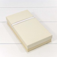 Коробка Прямоугольная 22*12*4 под кошелек Бежевый 1/10 1/120 Арт: 6232212/7