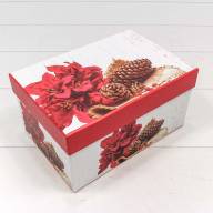 Коробки Прямоугольные Набор 1/3 22*15*11,5 &quot;Шишки&quot; 1/36 Арт: 7303367/0480 - Коробки Прямоугольные Набор 1/3 22*15*11,5 "Шишки" 1/36 Арт: 7303367/0480