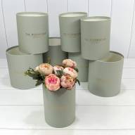 Коробки Цилиндр Набор 1/8 19,5*19 без крышки "The Rosemadam" Серый 1/6 Арт: 720835/4183 - Коробки Цилиндр Набор 1/8 19,5*19 без крышки "The Rosemadam" Серый 1/6 Арт: 720835/4183