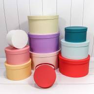 Коробки Круглые Набор 1/10 35*17,3 Разноцветный микс 1/4 Арт: 721813/0028 - Коробки Круглые Набор 1/10 35*17,3 Разноцветный микс 1/4 Арт: 721813/0028