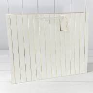 Пакет подарочный с тиснением "Полосы" (микс) 50*40*15 210г 1/20 1/80 Арт: 000490T - Пакет подарочный с тиснением "Полосы" (микс) 50*40*15 210г 1/20 1/80 Арт: 000490T