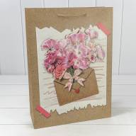 Пакет подарочный с 3D аппликацией "Цветы" (микс 115) 30*41,5*12 210г 1/20 1/80 Арт: 000115A - Пакет подарочный с 3D аппликацией "Цветы" (микс 115) 30*41,5*12 210г 1/20 1/80 Арт: 000115A