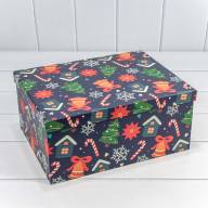 Коробки Прямоугольные Набор 1/10 34*26*15,3 &quot;Новый год&quot;-2624 1/6 Арт: 730604/2624 - Коробки Прямоугольные Набор 1/10 34*26*15,3 "Новый год"-2624 1/6 Арт: 730604/2624