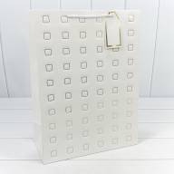 Пакет подарочный с тиснением "Квадратики" (микс) 31*42*15 210г 1/20 1/80 Арт: 000881A - Пакет подарочный с тиснением "Квадратики" (микс) 31*42*15 210г 1/20 1/80 Арт: 000881A