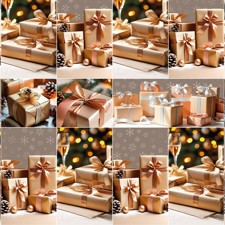 Бумага в листах 70*100 ±5% (10 шт.) 80г "С Новым годом"-135 1/24 Арт: 000402/135