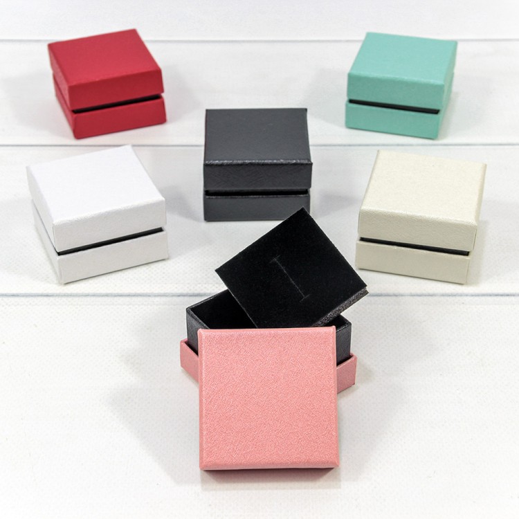 Коробка Квадратная 5,5*5,5*3,5 "Люкс" (микс) 1/24 1/360 Арт: 000611-5/5