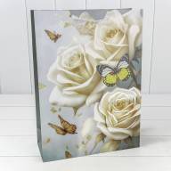 Пакет подарочный с 3D аппликацией "Розы и бабочки" (микс 250) 30*41,5*12 210г 1/20 1/80 Арт: 000250A - Пакет подарочный с 3D аппликацией "Розы и бабочки" (микс 250) 30*41,5*12 210г 1/20 1/80 Арт: 000250A